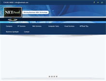 Tablet Screenshot of nettrak.com